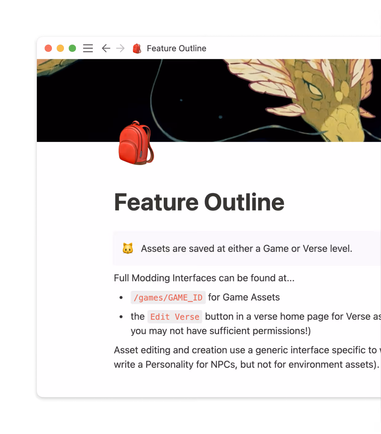 Multiverse’s public-facing wiki is a hub for everything its user base needs to get started.