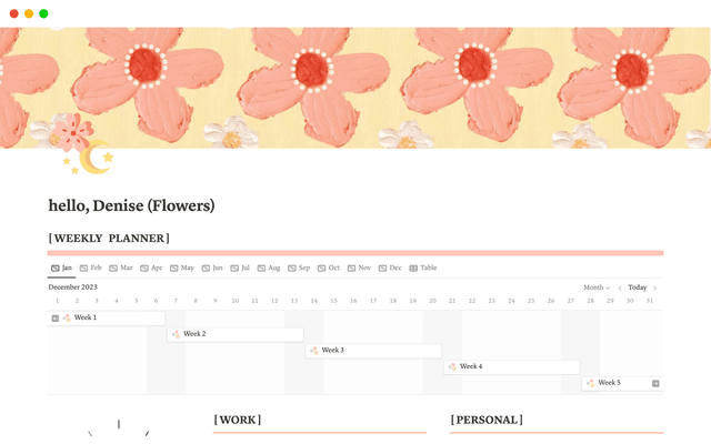 The Maximizing Productivity Planner | Floral